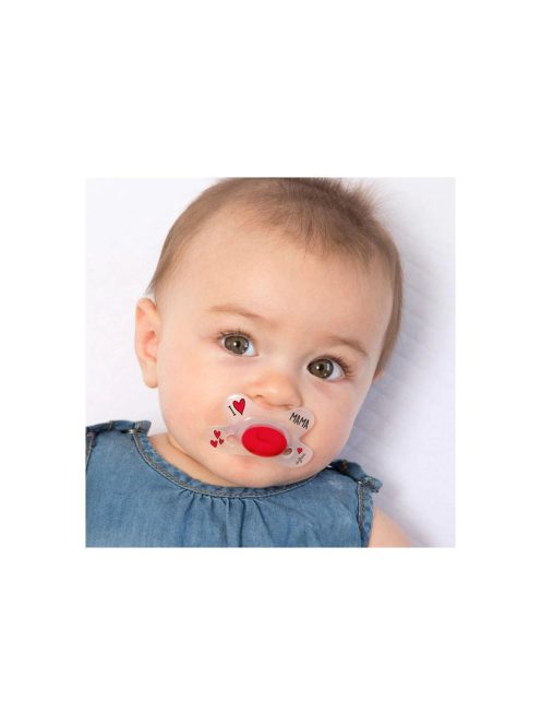 Difrax Anatomikus cumi újszülöttek számára - I LOVE PAPA