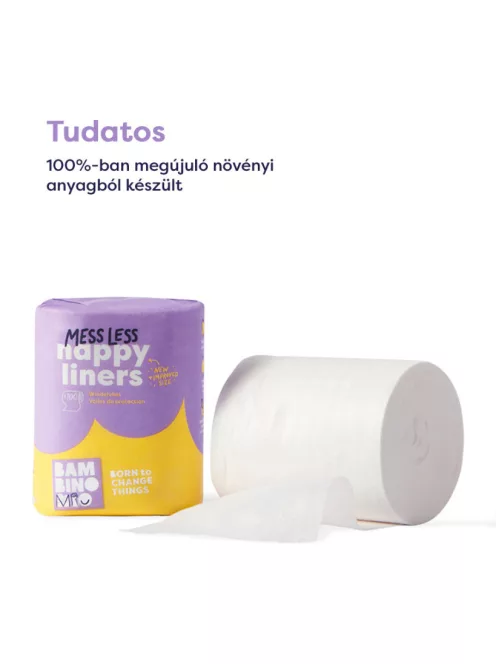 Bambino Mio Forradalmi Mio liners szeparációs pelenkabetét - 100 lap egy tekercsben