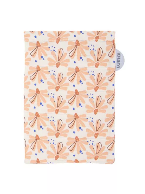 LUMA Muszlin Fürdetőkesztyű bambusszal 3db - Flowerfever Nude