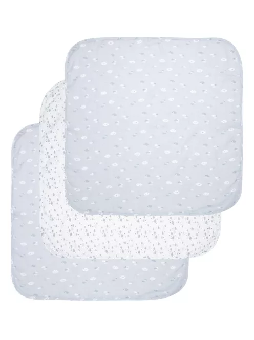 LUMA Bambusz muszlin pelenka 70 x 70 cm 3 db - Lovely Sky