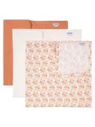 LUMA Bambusz muszlin pelenka 70x70 cm 3 db - Flowerfever Nude