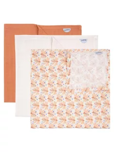   LUMA Bambusz muszlin pelenka 70x70 cm 3 db - Flowerfever Nude