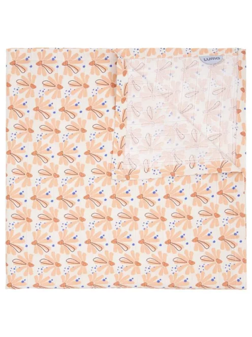LUMA Bambusz muszlin pelenka 70x70 cm 3 db - Flowerfever Nude