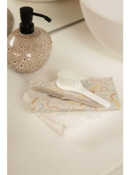 LUMA Fésű és hajkefe - White