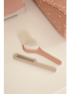 LUMA Fésű és hajkefe - Blush Pink
