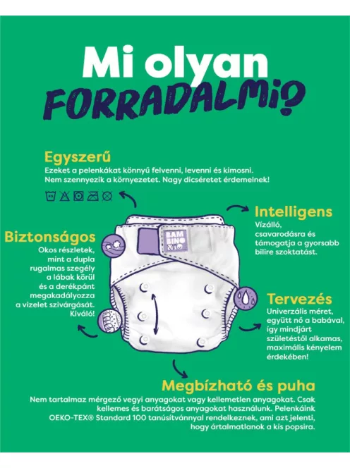 Bambino Mio Forradalmi újrafelhasználható pelenka - Bounce