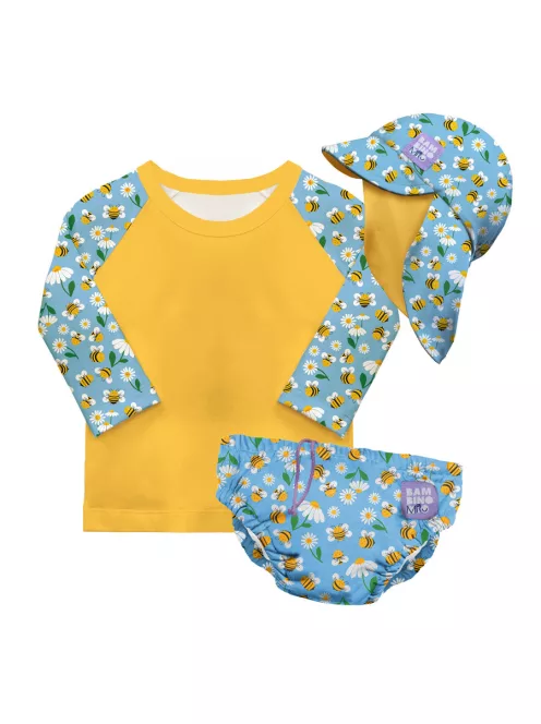 Bambino Mio baba fürdőruha szett Busy Bees, 2-3 év