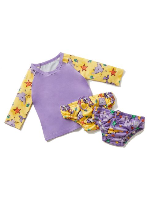 Bambino Mio Baba fürdőruha szett - Sand 6-12 hónap