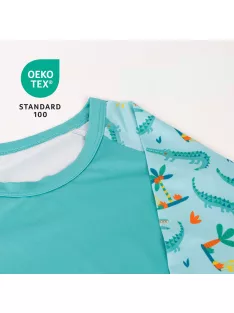 Bambino Mio gyermek fürdő póló Crafty Croc 6-12 hónap