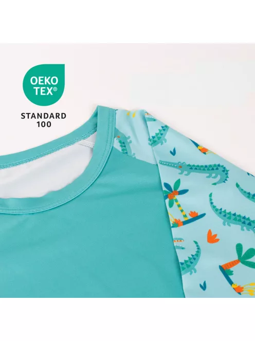 Bambino Mio gyermek fürdő póló Crafty Croc 6-12 hónap