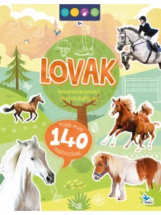 Ismeretterjesztő matricásfüzet - Lovak