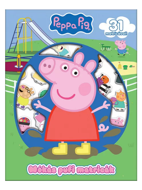 Peppa malac - Mókás pufi matricák