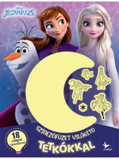   Disney - Színezőfüzet világító tetkókkal – Jégvarázs