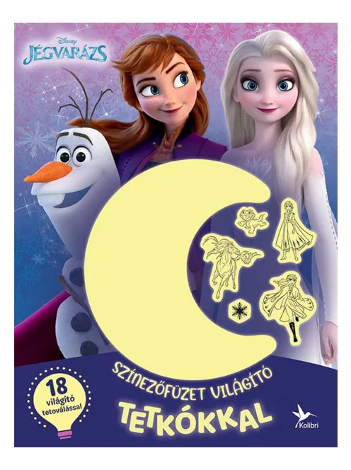 Disney - Színezőfüzet világító tetkókkal – Jégvarázs