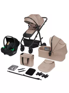 Lionelo Bianka 3in1 multifunkciós babakocsi - Beige Taupe