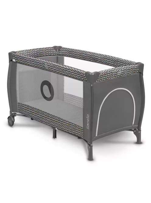 Lionelo Sven Plus Multifunkciós utazóágy - Grey Scandi