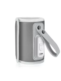   Lionelo Thermup Go hordozható cumisüveg melegítő - Grey silver