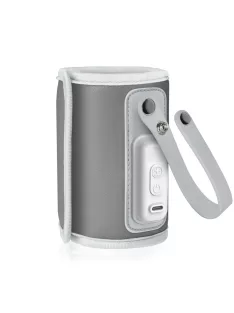   Lionelo Thermup Go hordozható cumisüveg melegítő - Grey silver
