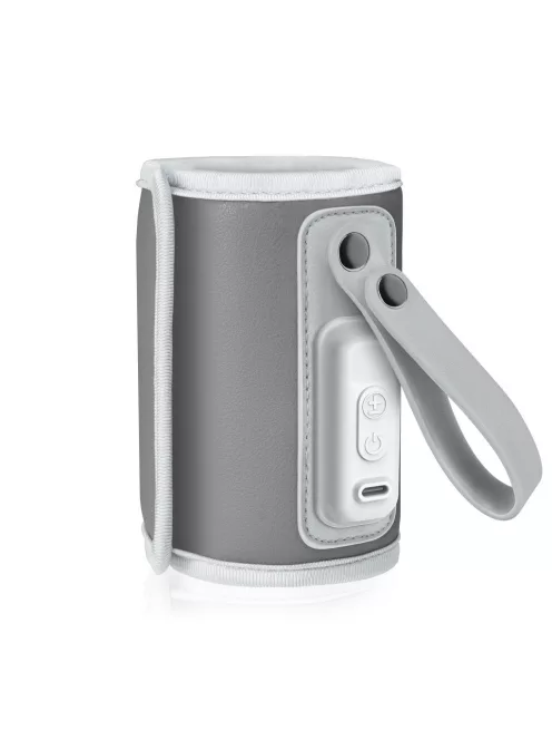Lionelo Thermup Go hordozható cumisüveg melegítő - Grey silver