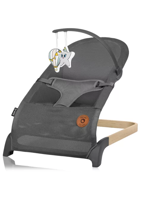 Lionelo June Air pihenőszék - Grey graphite