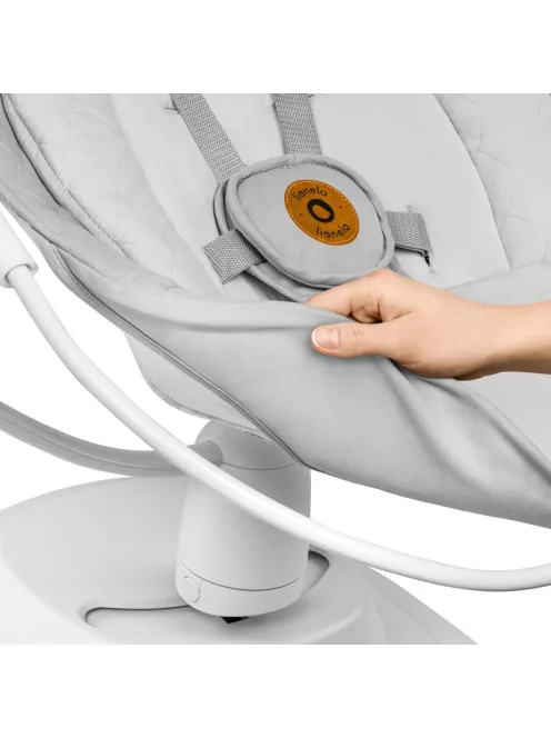 Lionelo Bella 360° elektromos ringató, pihenőszék és hinta - Grey concrete