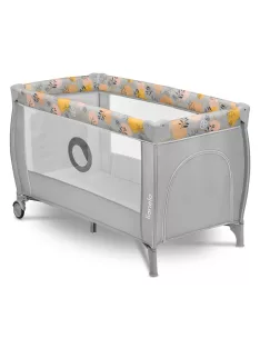 Lionelo Stefi Plus kétszintes utazóágy - Pink Yellow