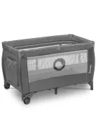 Lionelo Stefi Plus kétszintes utazóágy - Grey Multicolor