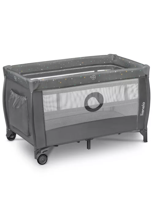 Lionelo Stefi Plus kétszintes utazóágy - Grey Multicolor