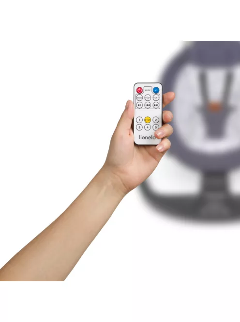Lionelo Ralf elektromos pihenőszék és hinta - Grey White