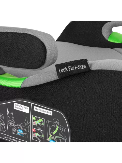 Lionelo Luuk Fix i-Size ülésmagasító - Grey Stone