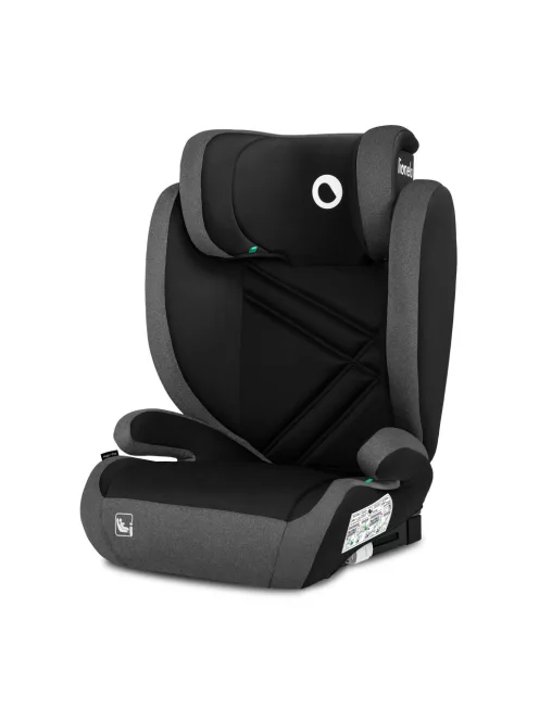 Lionelo Hugo i-Size gyermekülés 100-150 cm - Black-Grey