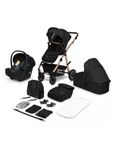 Lionelo Amber 3in1 multifunkciós babakocsi - Black Onyx