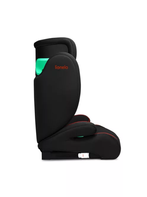 Lionelo Hugo i-Size Isofix gyerekülés (100-150 cm) - Black Red