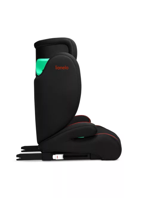 Lionelo Hugo i-Size Isofix gyerekülés (100-150 cm) - Black Red