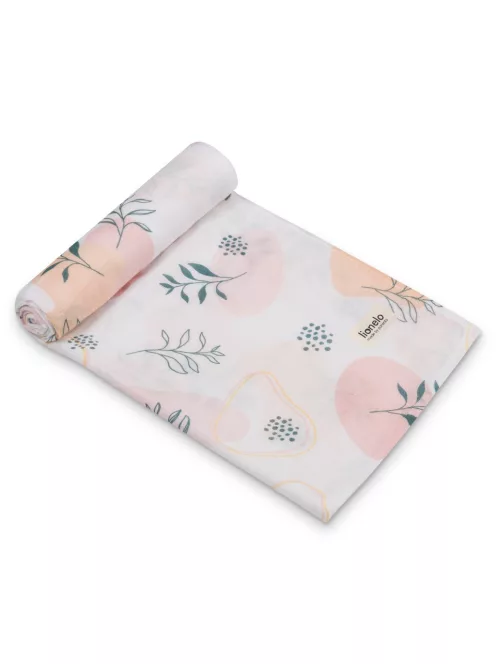 Lionelo Bamboo 3 db-os textilpelenka szett (70x70) - Leaf