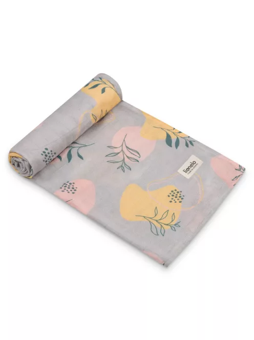 Lionelo Bamboo 3 db-os textilpelenka szett (70x70) - Leaf