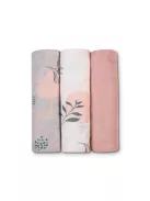Lionelo Bamboo 3 db-os textilpelenka szett (70x70) - Leaf