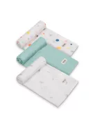 Lionelo Bamboo 3 db-os textilpelenka szett (70x70) - Dot