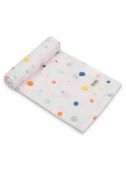 Lionelo Bamboo 3 db-os textilpelenka szett (70x70) - Dot