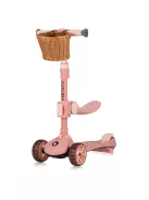 Lionelo Franky 3 kerekű 2in1 roller - Pink Rose