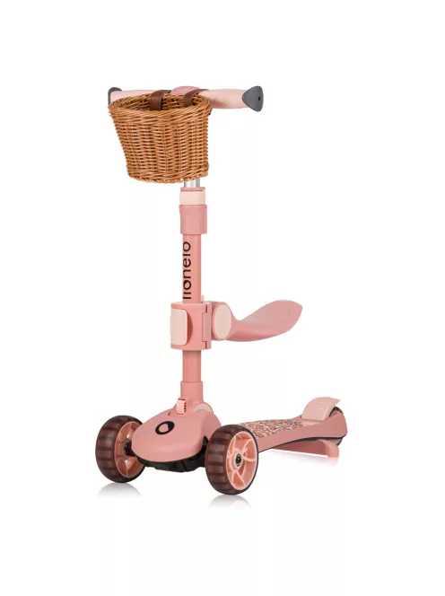 Lionelo Franky 3 kerekű 2in1 roller - Pink Rose