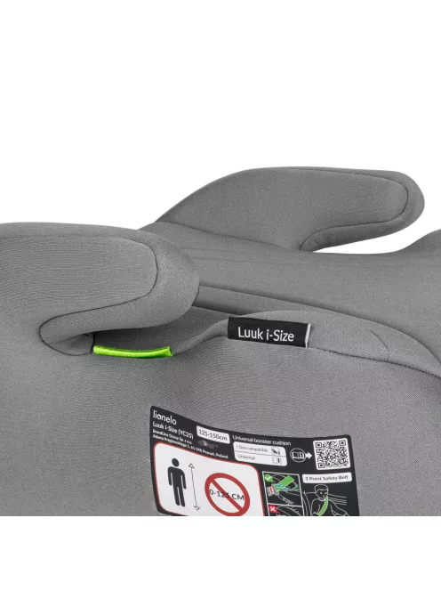 Lionelo Luuk I-Size Ülésmagasító 125-150cm - Grey