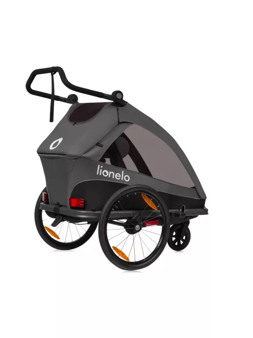 Lionelo Cama 2in1 kerékpár utánfutó és babakocsi - Grey Graphite