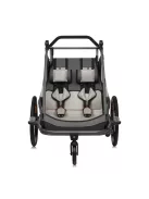 Lionelo Cama 2in1 kerékpár utánfutó és babakocsi - Grey Graphite