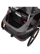 Lionelo Cama 2in1 kerékpár utánfutó és babakocsi - Grey Graphite