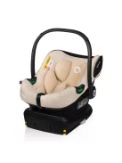 Lionelo Astrid I-Size Babahordozó + bázistalp Set 40-87 cm - Beige Sand