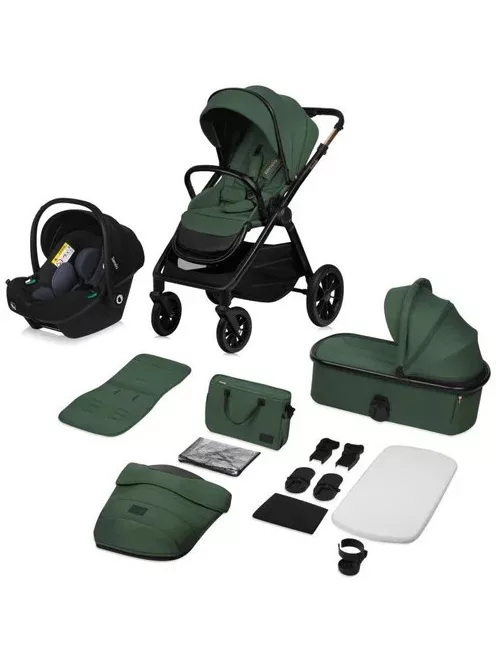 Lionelo Layla 3in1 Multifunkciós babakocsi - Green Forest