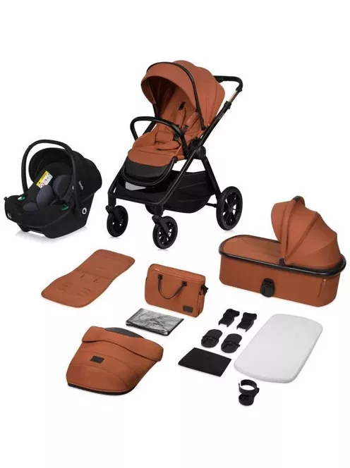 Lionelo Layla 3in1 Multifunkciós babakocsi - Brown Rust