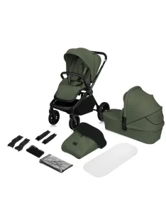   Lionelo Mika Plus 2in1 Multifunkciós babakocsi - Green Olive