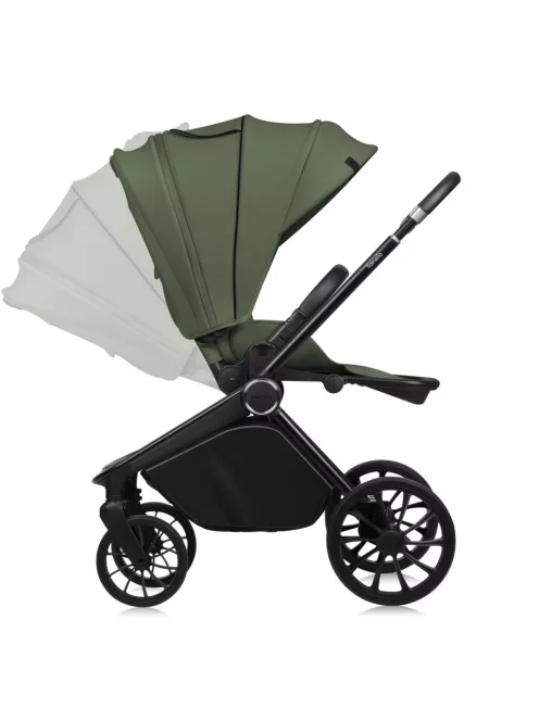 Lionelo Mika Plus 2in1 Multifunkciós babakocsi - Green Olive